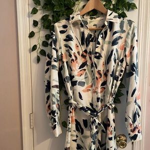 A new day by target long sleeve button down dress